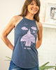 BE FREE ~ Heather Navy Halter Tank (5 @ $18 ea)