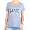 TEACH PEACE ~ Grey Short Sleeve Tee (5 @ $18 ea)