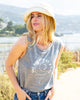 ONE BREATH AT A TIME ~ Heather Grey Muscle Tee (5 Tees @ $19 ea)