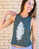 FERN ~ Heather Green Racer Back Tank (5 @ $18 ea)
