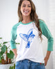 FREE BIRD ~ Burnout Baseball Tee (5 @ $20 ea)