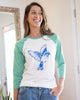 FREE BIRD ~ Burnout Baseball Tee (5 @ $20 ea)