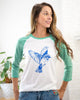FREE BIRD ~ Burnout Baseball Tee (5 @ $20 ea)