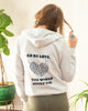GO BE LOVE, THE WORLD NEEDS YOU ~ Silver Unisex Fleece Hoodie (5 @ $30 ea) (Copy)