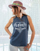 LOVE IS OUR SUPER POWER ~ Navy Cotton Muscle Tee (5 @ $18 ea)