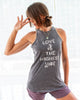 LOVE IS THE HIGHEST VIBE ~ Dark Grey Burnout Tank (5 @ $19 ea)