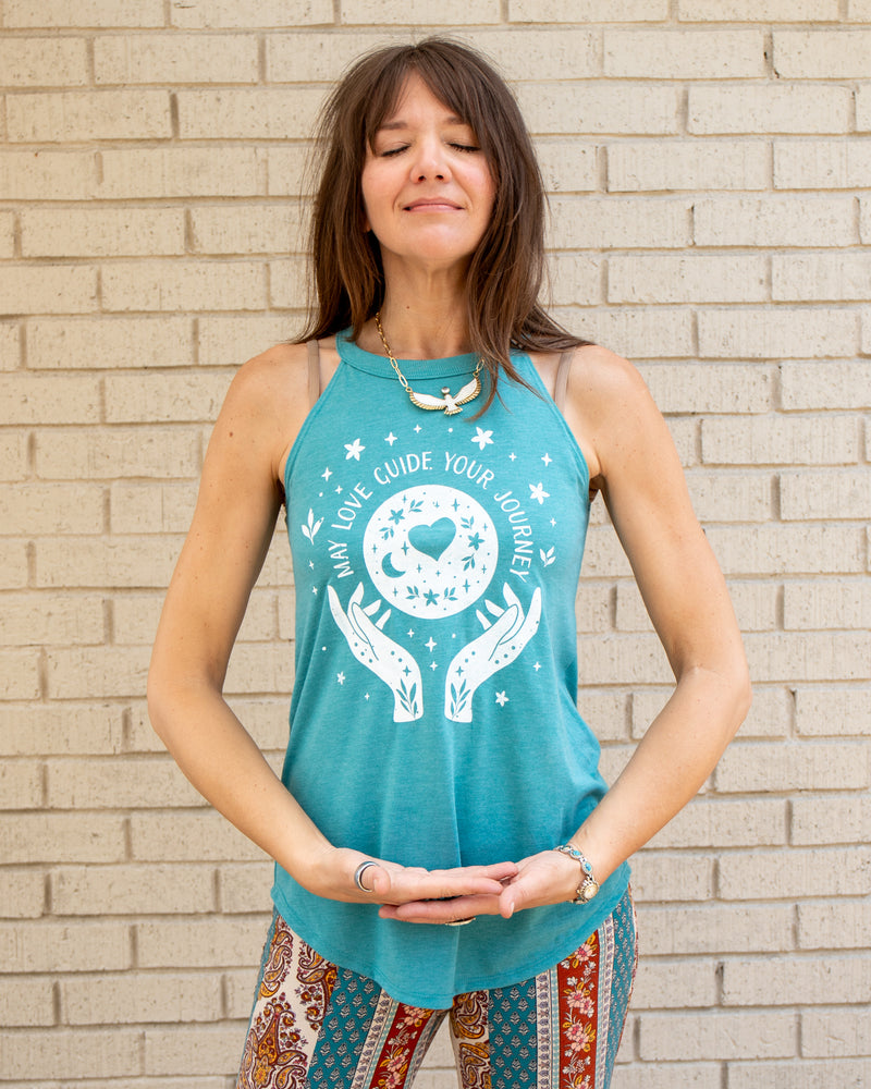MAY LOVE GUIDE YOUR JOURNEY ~ Eucalyptus Halter Tank (5 @ $18 ea) (Copy)