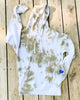 RADIANT HEART ~ Olive & White Fleece Hoodie (5 @ $33 ea)