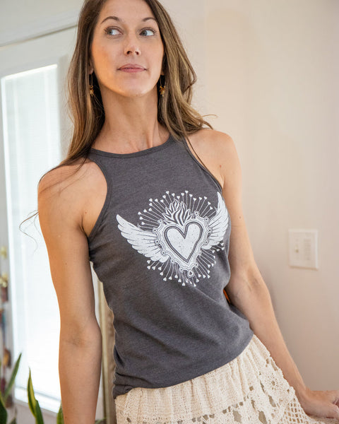 SACRED HEART ~ Graphite Racer Front Tank (5 @ $18 ea)