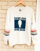SAME SUN, SAME MOON ~ Sweatshirt With Stripes (5 @ $29 ea)