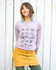 WE ALL LOVE THE SAME ~ Dusty Violet Cotton Long Sleeve (5 @ $18 ea)