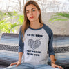GO BE LOVE... ~ Navy & White Baseball Tee (5 @ $18 ea)